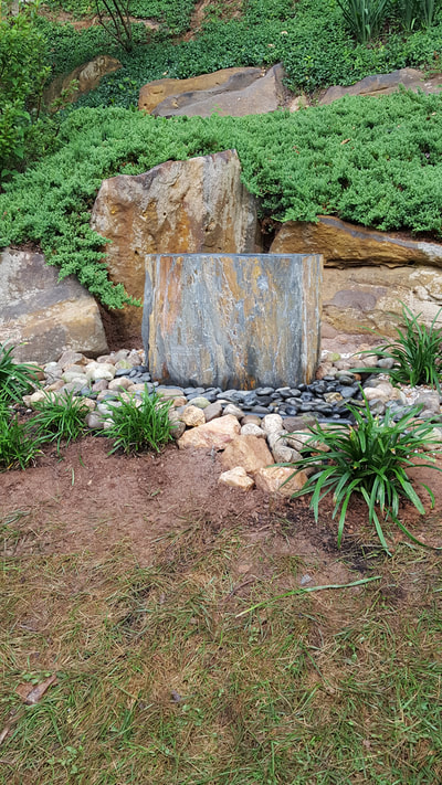 Rock Glass Fountain