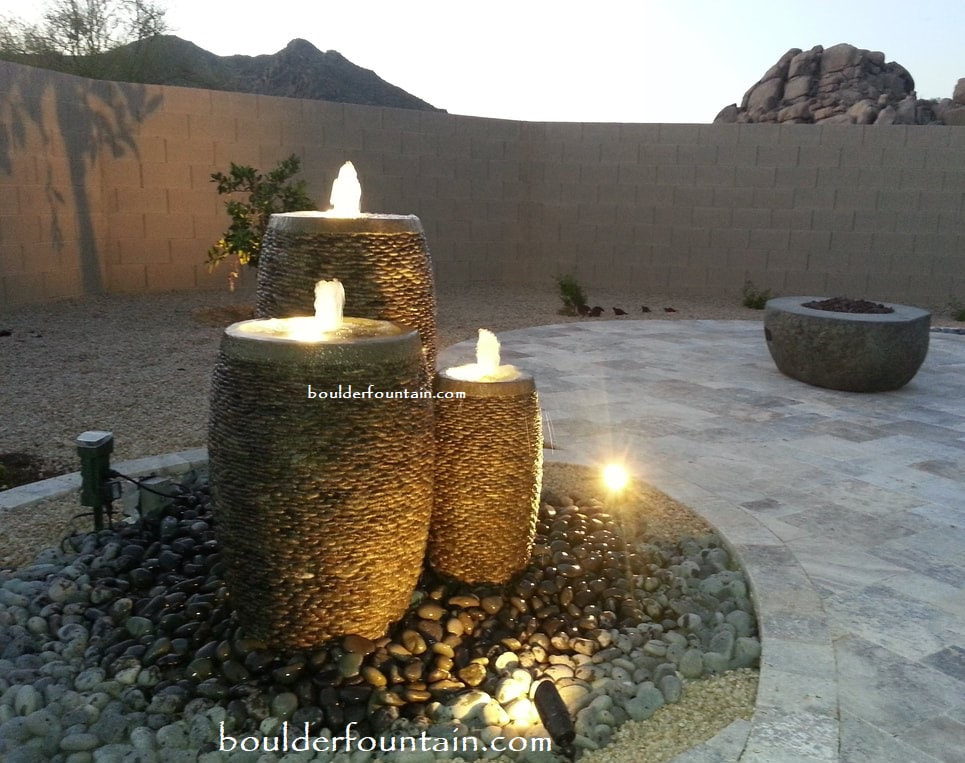 Being Creative With Your Fountain Fire Pit Designs
