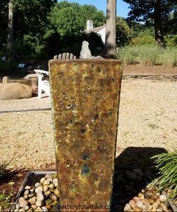 Square Coral Jar Fountain