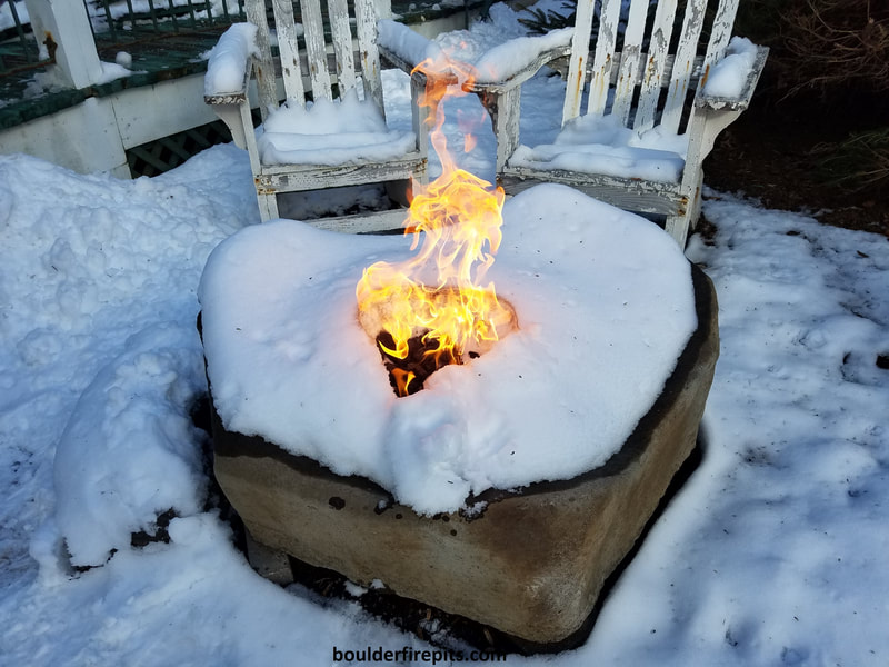 Basalt Birdbath Fountain