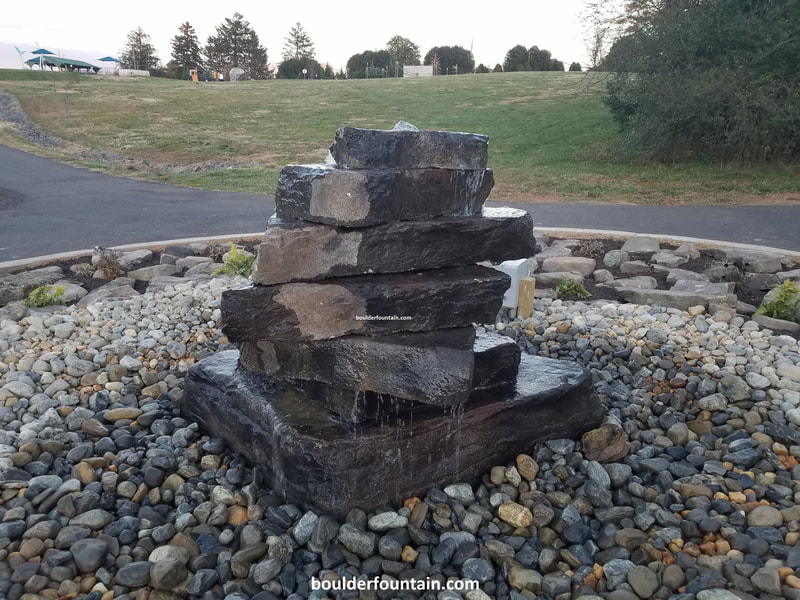 Seven Stack Rock Fountain