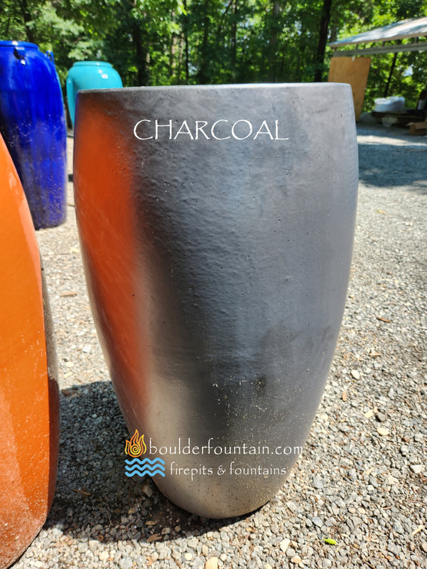 Charcoal Drum Pottery Fountain