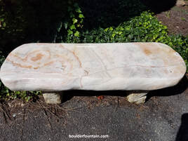 Red Onyx Bench