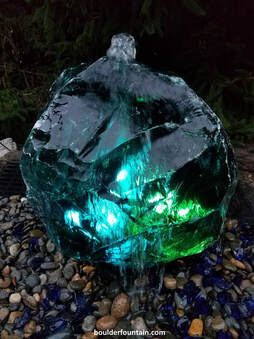 Star Burst Glass Rocks