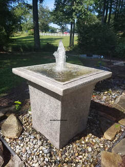 Square On Square Jar Fountain