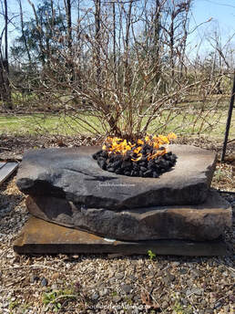 Spruce Two Stone Fire Pit