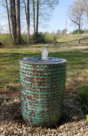 Waffle Coral Jar Fountain
