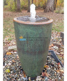 Medium Rustic Cone Jar Fountain
