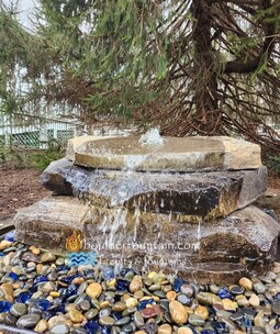 Spruce Base Three Stack Pondless Waterfall