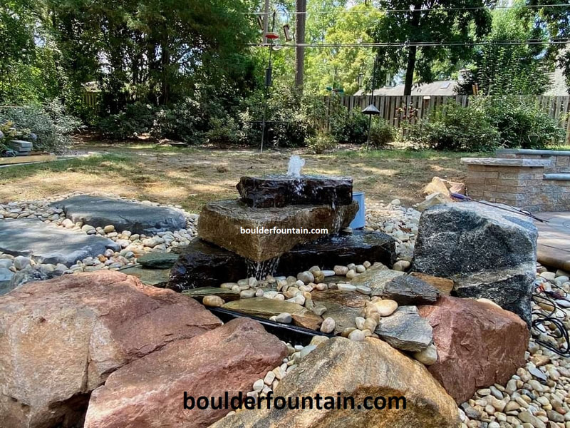 Bubbling Rock Fountain