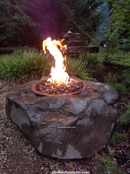 Boulder Fire Pits - Boulder Fountain